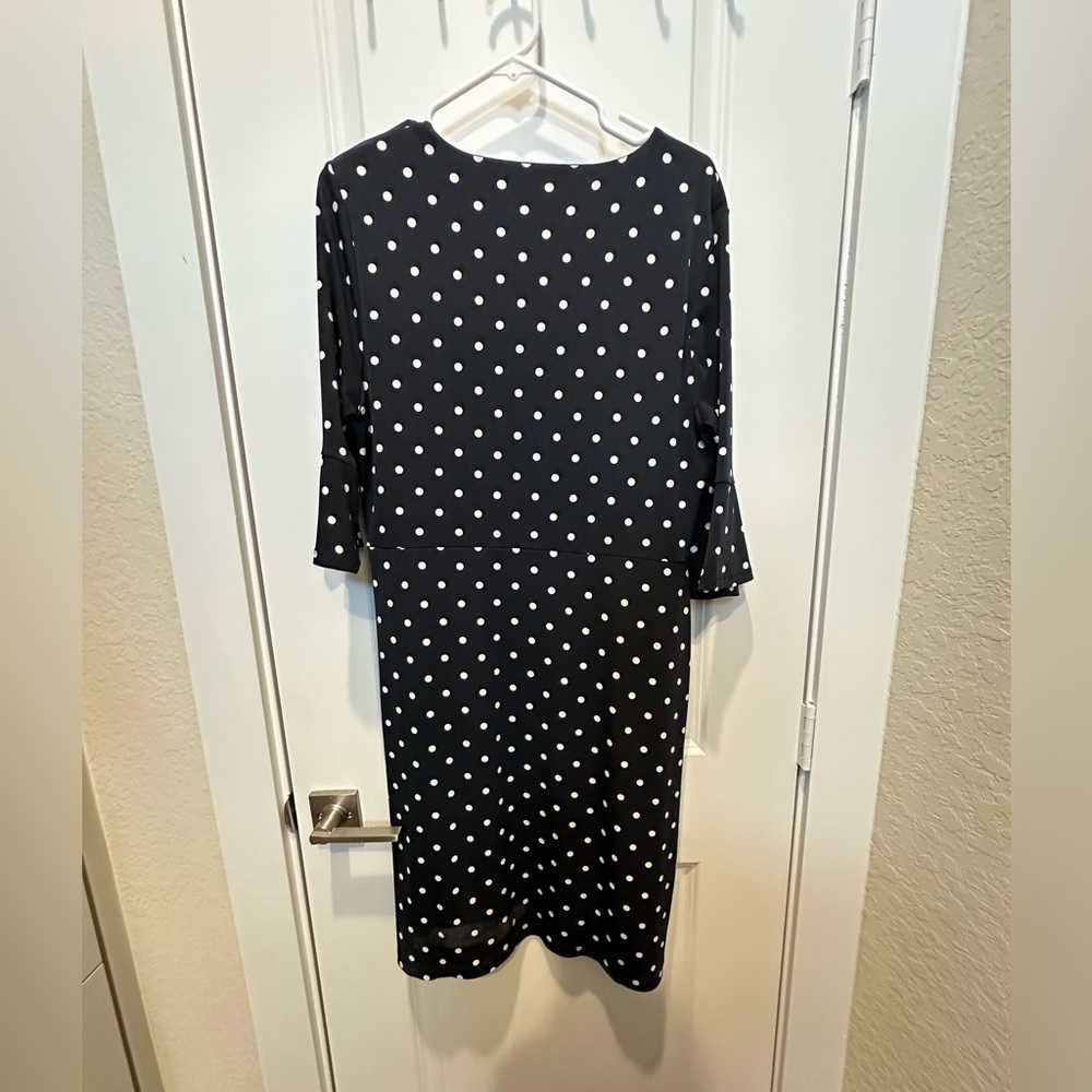 The Limited polka dot shift dress size large